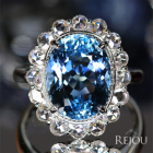 �T���^�}���A�A�N�A�}���� 5.6ct ���[�Y�J�b�g�_�C�������h 0.6ct �v���`�i �����O(�w��)