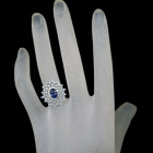 �R�[���t�����[�u���[�T�t�@�C�A 1.1ct �_�C�������h �v���`�i �����O(�w��)