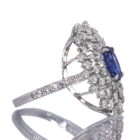 �R�[���t�����[�u���[�T�t�@�C�A 1.1ct �_�C�������h �v���`�i �����O(�w��)