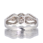 �s���N�_�C�������h 0.139ct/FOP/I1 �s���N�_�C�������h 0.082ct/0.081ct �_�C�������h 0.3ct �v���`�i �����O(�w��)