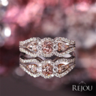 �s���N�_�C�������h 0.139ct/FOP/I1 �s���N�_�C�������h 0.082ct/0.081ct �_�C�������h 0.3ct �v���`�i �����O(�w��)