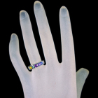 �t�@���V�[�J���[�T�t�@�C�A 1.3ct �_�C�������h�v���`�i �����O(�w��)