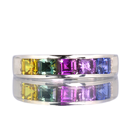 第471回抽選販売＞ファンシーカラーサファイア 1.3ct ダイヤモンド 