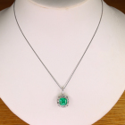 �G�������h 2.3ct �_�C�������h ��1ct �v���`�i �l�b�N���X