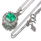 �G�������h 2.3ct �_�C�������h ��1ct �v���`�i �l�b�N���X