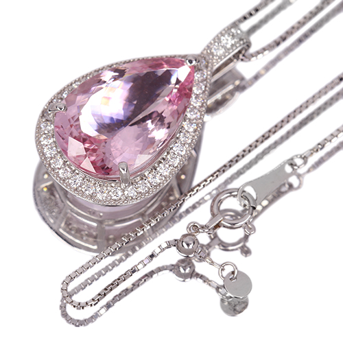 第472回抽選販売＞モルガナイト 7.1ct ダイヤモンド 0.4ct プラチナ