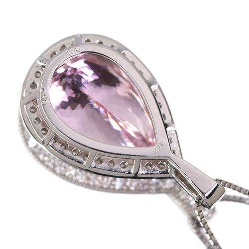 第472回抽選販売＞モルガナイト 7.1ct ダイヤモンド 0.4ct プラチナ