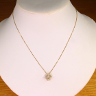 �C�G���[�_�C�������h 0.81ct/LY/VS1 �_�C�������h ��0.3ct �C�G���[�S�[���h �l�b�N���X