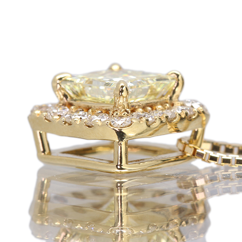 第472回抽選販売＞イエローダイヤモンド 0.81ct/LY/VS1 ダイヤモンド