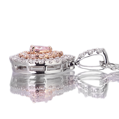 第472回抽選販売＞ピンクダイヤモンド 0.056ct/FP/I1 ダイヤモンド 0.2