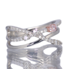 �s���N�_�C�������h 0.11ct/FLOP/VS2 �_�C�������h 0.2ct �v���`�i �s���N�S�[���h �����O(�w��)