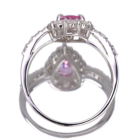 �p�p���`�A�T�t�@�C�A 0.5ct �_�C�������h 0.6ct �v���`�i �����O(�w��)