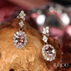 �s���N�_�C�������h 0.093ct/FIP/VS2 �_�C�������h 0.3ct �v���`�i �s���N�S�[���h �l�b�N���X