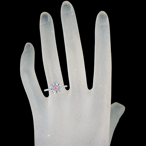 ピンクダイヤモンド 0.22ct /FIPP/SI2 ローズカットダイヤモンド 0.3ct