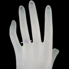 �s���N�_�C�������h 0.22ct /FIPP/SI2 ���[�Y�J�b�g�_�C�������h 0.3ct �_�C�������h 0.2ct �v���`�i �s���N�S�[���h �����O(�w��)