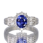 �X�������J�Y����M�u���[�T�t�@�C�A ��1.5ct �_�C�������h 0.5ct �v���`�i �����O(�w��)