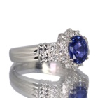 �X�������J�Y����M�u���[�T�t�@�C�A ��1.5ct �_�C�������h 0.5ct �v���`�i �����O(�w��)