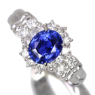 �X�������J�Y����M�u���[�T�t�@�C�A ��1.5ct �_�C�������h 0.5ct �v���`�i �����O(�w��)