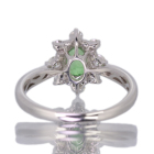 �O���[���K�[�l�b�g�i�c�@�{���C�g�j 0.8ct �_�C�������h 0.2ct �z���C�g�S�[���h �����O(�w��)