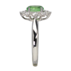 �O���[���K�[�l�b�g�i�c�@�{���C�g�j 0.8ct �_�C�������h 0.2ct �z���C�g�S�[���h �����O(�w��)