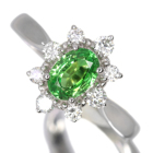 �O���[���K�[�l�b�g�i�c�@�{���C�g�j 0.8ct �_�C�������h 0.2ct �z���C�g�S�[���h �����O(�w��)