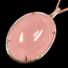 ���[�Y�N�H�[�c 70ct �_�C�������h 0.4ct �s���N�S�[���h �_�C�������h �l�b�N���X