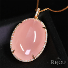 ���[�Y�N�H�[�c 70ct �_�C�������h 0.4ct �s���N�S�[���h �_�C�������h �l�b�N���X