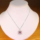 ���r�[ 1.0ct �_�C�������h 0.7ct �v���`�i �l�b�N���X