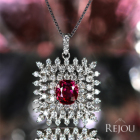���r�[ 1.0ct �_�C�������h 0.7ct �v���`�i �l�b�N���X