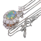 �I�[�X�g�����A���C�g�j���O���b�W�Y�I�p�[�� 1.4ct �_�C�������h 1.4ct �v���`�i �l�b�N���X