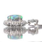 �I�[�X�g�����A���C�g�j���O���b�W�Y�I�p�[�� 1.4ct �_�C�������h 1.4ct �v���`�i �l�b�N���X