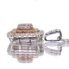 �s���N�_�C�������h 0.244ct/FOP/SI2 �_�C�������h 0.2ct �v���`�i �s���N�S�[���h �l�b�N���X