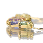 �t�@���V�[�J���[�T�t�@�C�A 1.3ct �_�C�������h �C�G���[�S�[���h �l�b�N���X