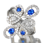 �A�E�C�i�C�g 0.27ct �_�C�������h 0.15ct/0.6ct �v���`�i �����O(�w��)