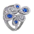 �A�E�C�i�C�g 0.27ct �_�C�������h 0.15ct/0.6ct �v���`�i �����O(�w��)