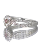 �s���N�_�C�������h 0.037ct/FIP/SI1 �_�C�������h 0.7ct �v���`�i �����O(�w��)