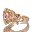 �n�[�g�V�F�C�v�����K�i�C�g 1.1ct �_�C�������h �s���N�S�[���h �����O(�w��)