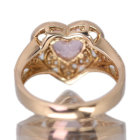 �n�[�g�V�F�C�v�����K�i�C�g 1.1ct �_�C�������h �s���N�S�[���h �����O(�w��)