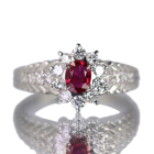 �s�W�����u���b�h���r�[ 0.4ct �_�C�������h 0.4ct �v���`�i �����O(�w��)