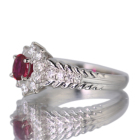 �s�W�����u���b�h���r�[ 0.4ct �_�C�������h 0.4ct �v���`�i �����O(�w��)