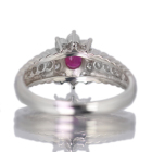 �s�W�����u���b�h���r�[ 0.4ct �_�C�������h 0.4ct �v���`�i �����O(�w��)