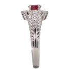 �s�W�����u���b�h���r�[ 0.4ct �_�C�������h 0.4ct �v���`�i �����O(�w��)