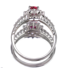 �s�W�����u���b�h���r�[ 0.4ct �_�C�������h 0.4ct �v���`�i �����O(�w��)