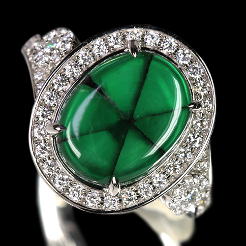 �g���s�b�`�F�G�������h 5.0ct �_�C�������h 0.5ct �v���`�i �����O(�w��)