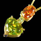 �n�[�g�V�F�C�v�X�t�F�[�� 4ct �X�y�T�^�C�g�K�[�l�b�g�i�}���_�����K�[�l�b�g�j ��1.7ct �n�C�����C�g �C�G���[�S�[���h �l�b�N���X