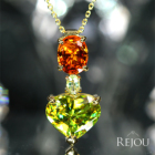 �n�[�g�V�F�C�v�X�t�F�[�� 4ct �X�y�T�^�C�g�K�[�l�b�g�i�}���_�����K�[�l�b�g�j ��1.7ct �n�C�����C�g �C�G���[�S�[���h �l�b�N���X