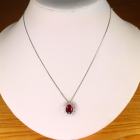 ���x���C�g 2.5ct �_�C�������h ��1ct �v���`�i �l�b�N���X