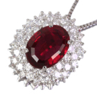 ���x���C�g 2.5ct �_�C�������h ��1ct �v���`�i �l�b�N���X