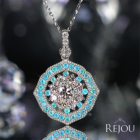 �u���W���Y�p���C�o�g���}���� 0.3ct �_�C�������h 0.2ct/0.4ct �v���`�i �l�b�N���X