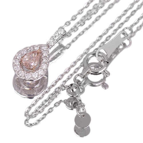 ピンクダイヤモンド 0.159ct/FOP/SI2 ダイヤモンド プラチナ ピンク